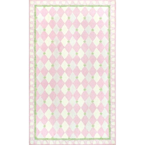 Harlequin Rug in Pink by Rug Market