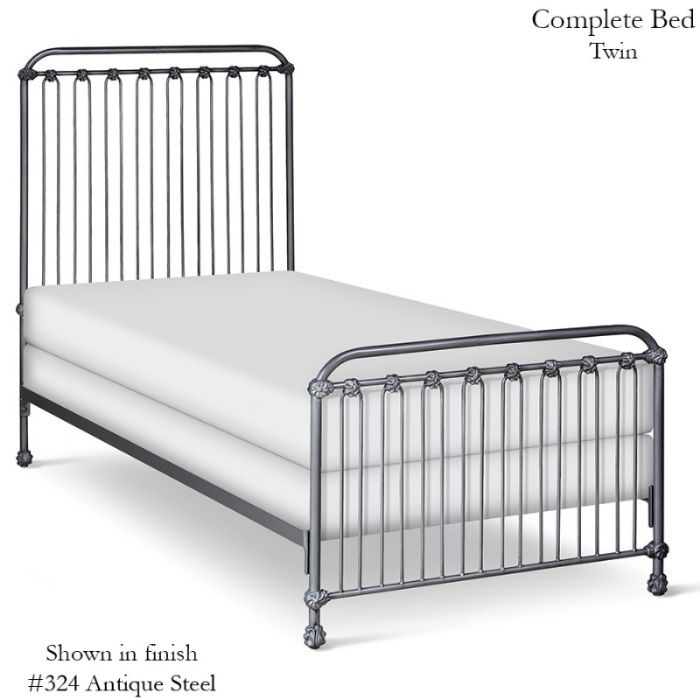 Fleur De Lis Iron Bed by Corsican