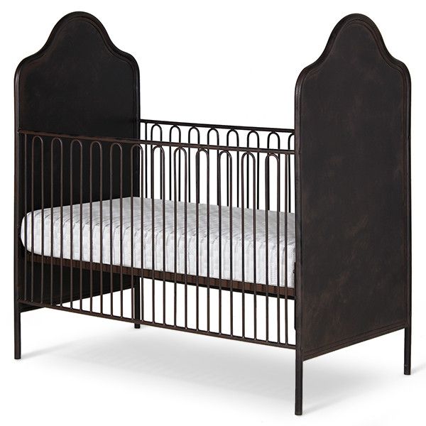Contemporary Arch Metal Panel Crib by Corsican