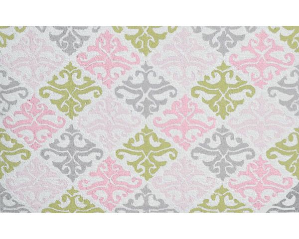 Damask Rug in Pink by Rug Market