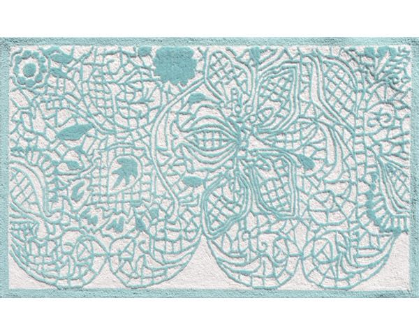 Lacy Rug in Aqua by Rug Market