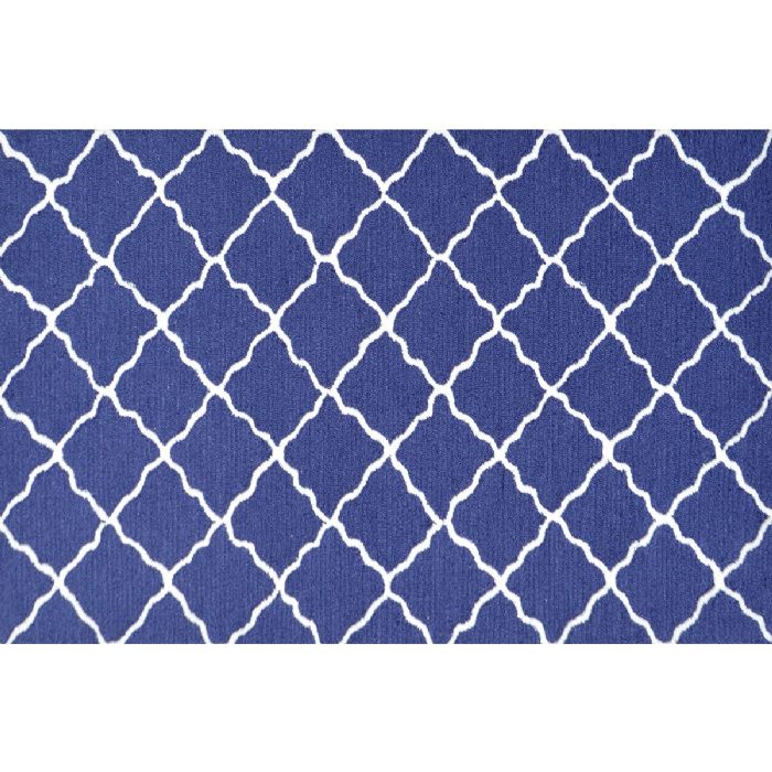 Lattice Navy Rug by Rug Market