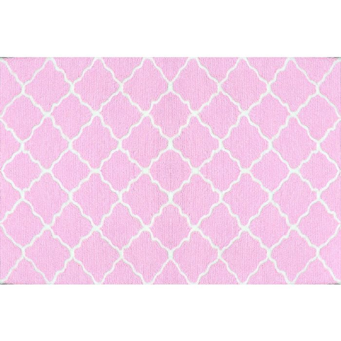 Lattice Pink Rug by Rug Market