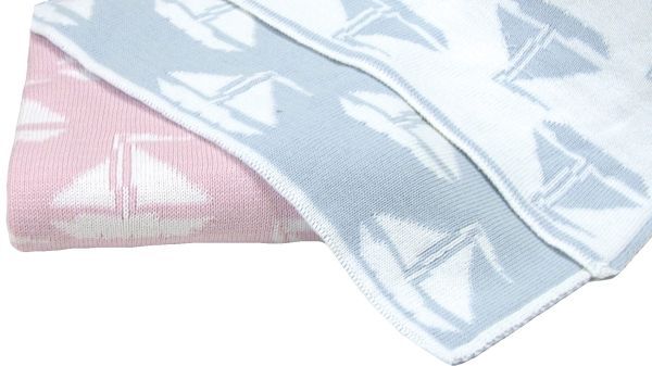 Sailboats Baby Blanket by ASI
