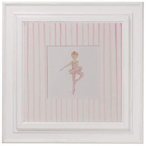 Ballerina Framed Print by AFK Art For Kids