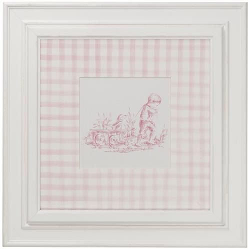 Toile Collection- Boy Pulling Wagon Print by AFK Art For Kids