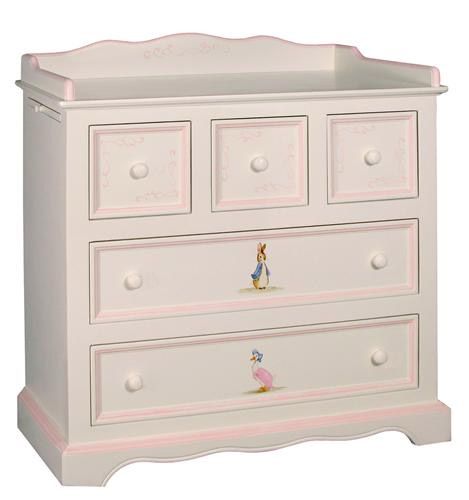 Vintage Changer in Classic Enchanted Forest Pink by AFK Art For Kids