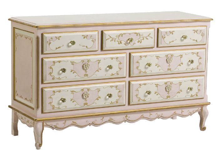 French Dresser in Verona Pink by AFK Art For Kids