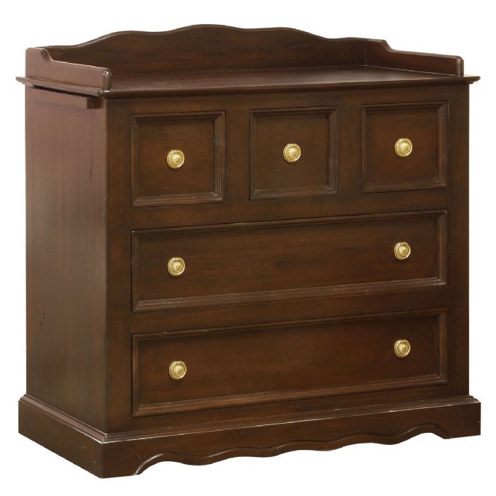 Vintage Changer in Antique French Walnut by AFK Art For Kids