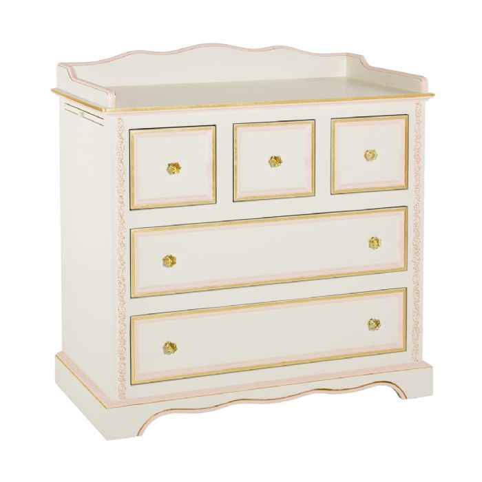 Vintage Changer Mouldings in Antico White,Pink,Gold by AFK Art For Kids