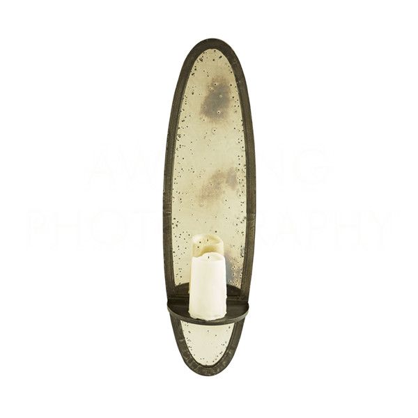 Bronx Small Rustic Candle Sconce by Aidan Gray