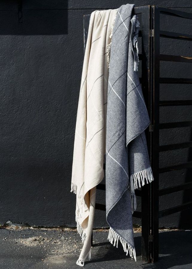Windowpane Plaid Throw by ASI