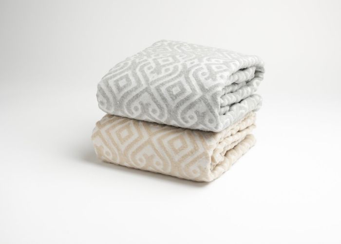 Textured Damask Throw by ASI