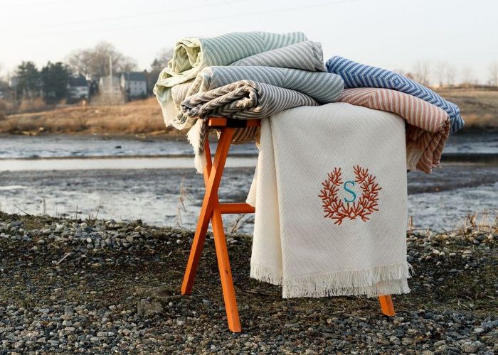 Unbrushed Graphic Squares Throw by ASI
