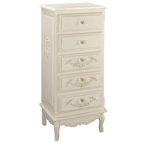 French Lingerie Chest in Versailles Tea Stain by AFK Art For Kids