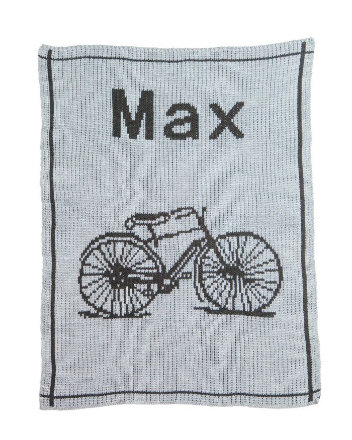 Vintage Bike Stroller Blanket by Butterscotch Blankees