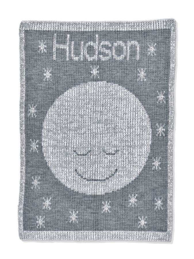 Metallic Goodnight Moon Blanket by Butterscotch Blankees