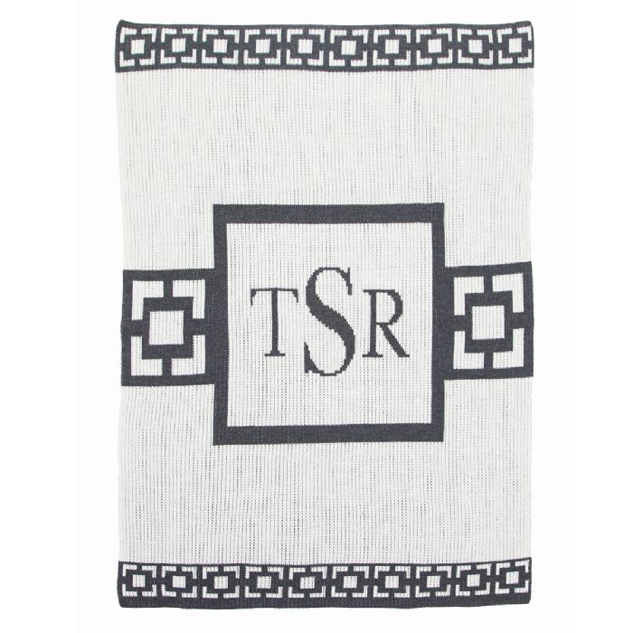 Modern Scroll Blanket by Butterscotch Blankees