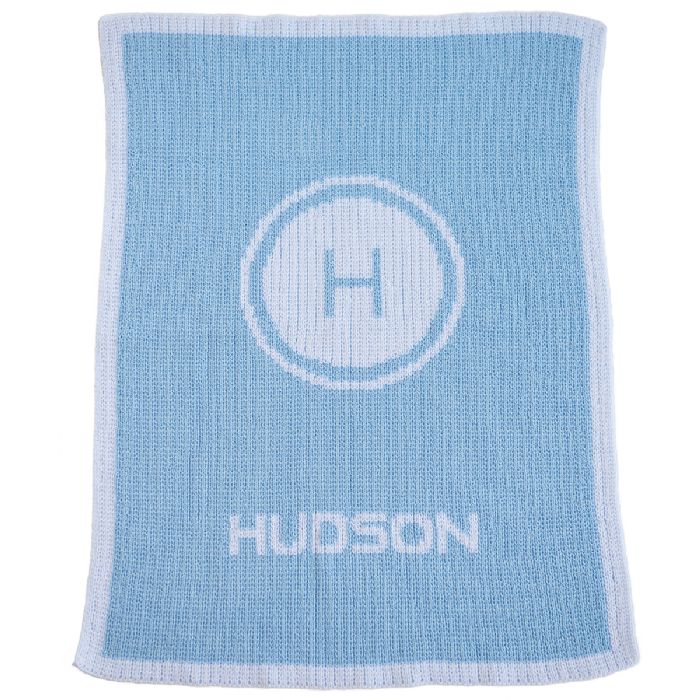 Initial Stamp & Name Blanket by Butterscotch Blankees