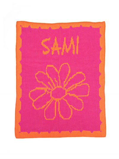 Flower and Scalloped Edge Blanket by Butterscotch Blankees