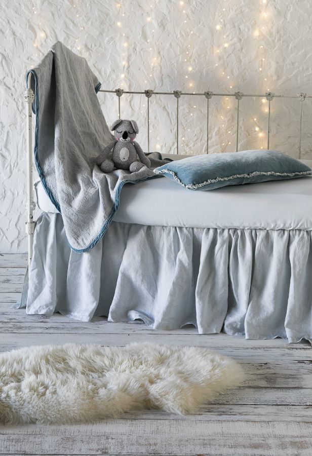 Adele,Carmen & Linen in Cloud Baby Bedding by Bella Notte Linens