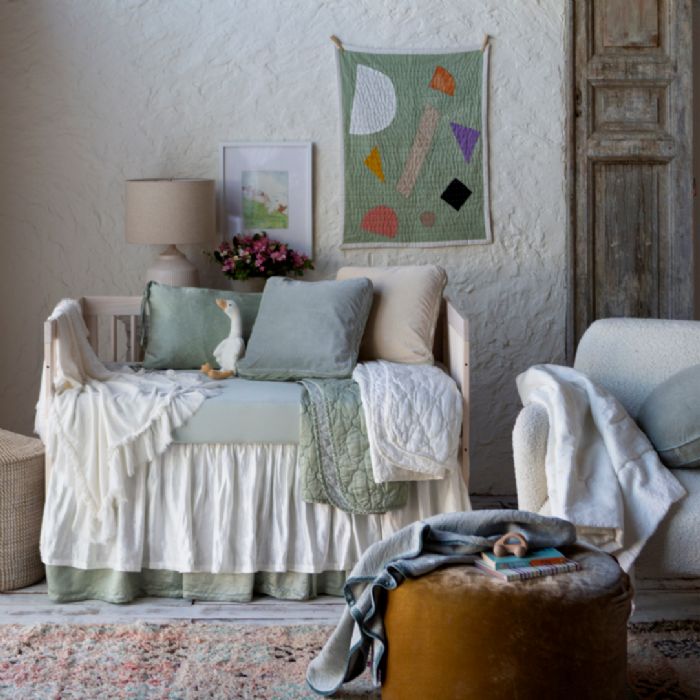 Petit Bella Baby Bedding in I Love You-Calyptus by Bella Notte Linens
