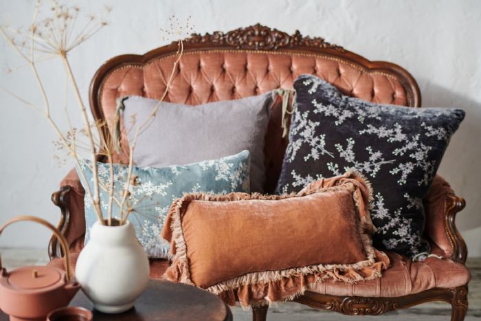 Throw Pillows and Blankets in Fig and Moonlight Bella Notte Linens Bedding by Bella Notte Linens