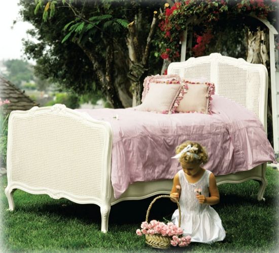 Dominique Bed with Caning by AFK Art For Kids