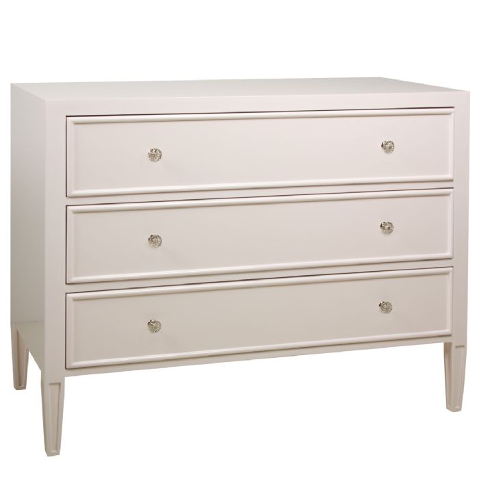 Brentwood Chest in French White by AFK Art For Kids