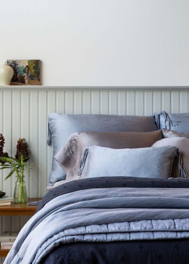 Charmeuse Chamber Bedding Bella Notte LinensMadera Luxe Sheets in Natural Bedding Bella Notte Linens by Bella Notte Linens