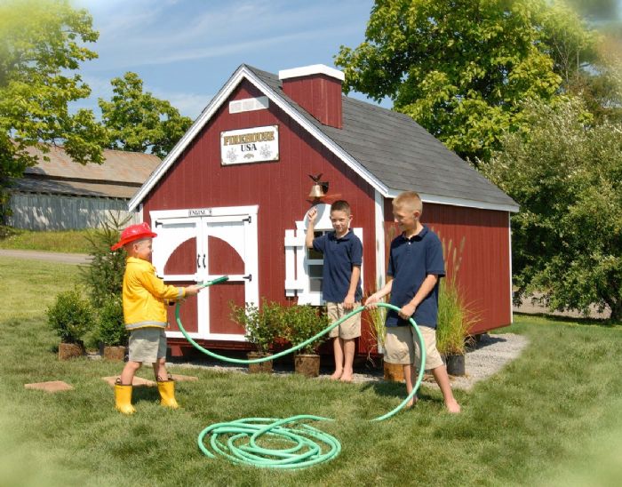 Firehouse Playhouse by Cottage Playhouses