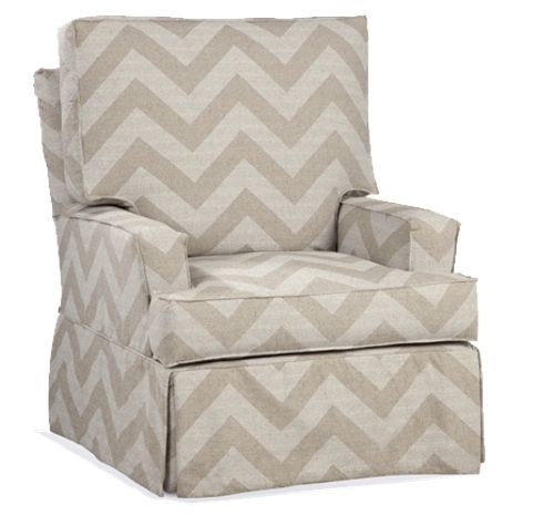Camryn Swivel Glider by Cottage Slipcovered
