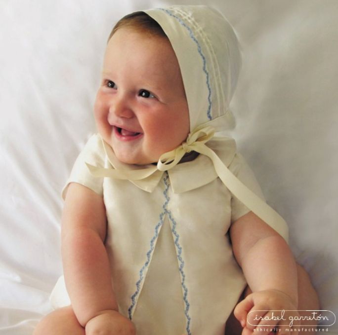 Joseph Christening Romper by Isabel Garreton