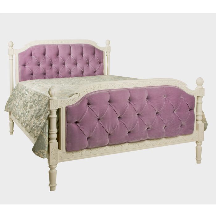 Josephine Bed Tufted Upholstered in Dakota Gumdrop by AFK Art For Kids