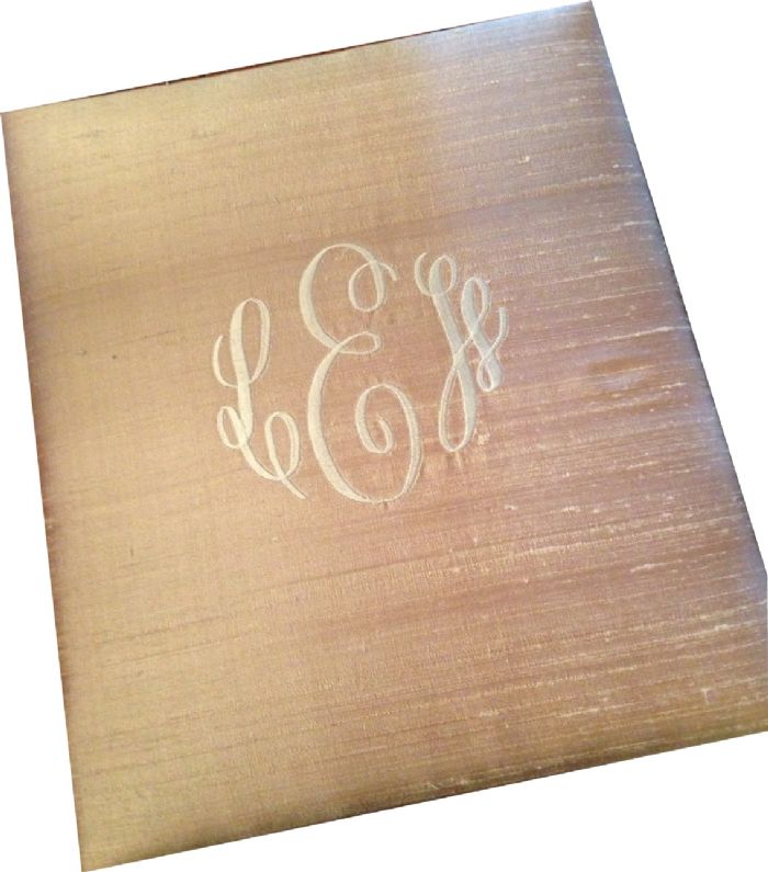 Pink Silk (No Ribbon) Baby Book by Jan Sevadjian Designs