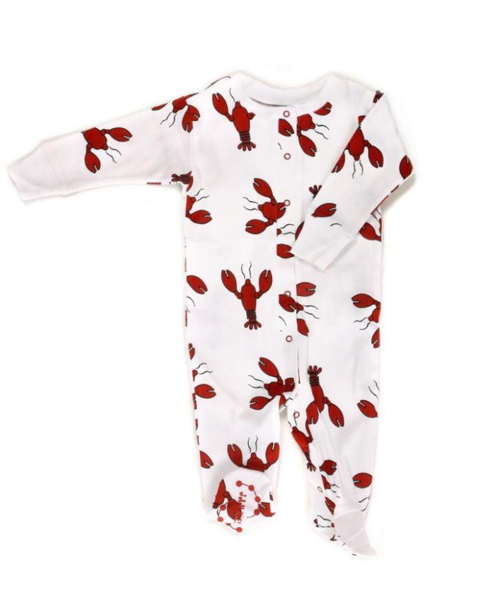 Lobster Footie - Organic Cotton by NJ