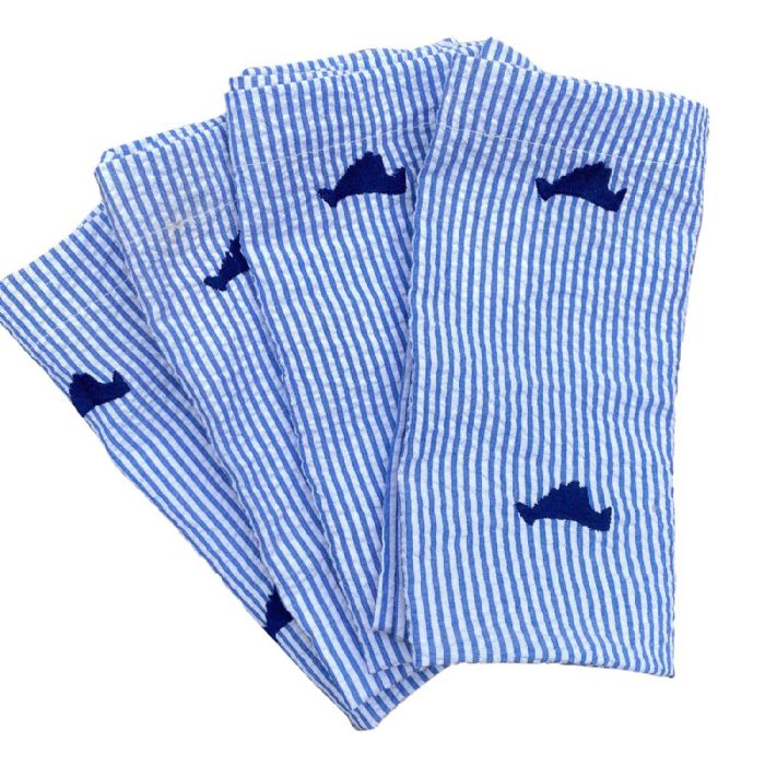 Martha's Vineyard Napkins by Piping Prints