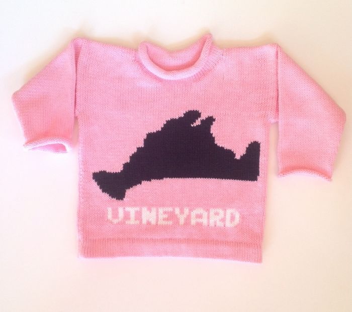 Martha's Vineyard Sweater in Pink by Bibi's Custom Made