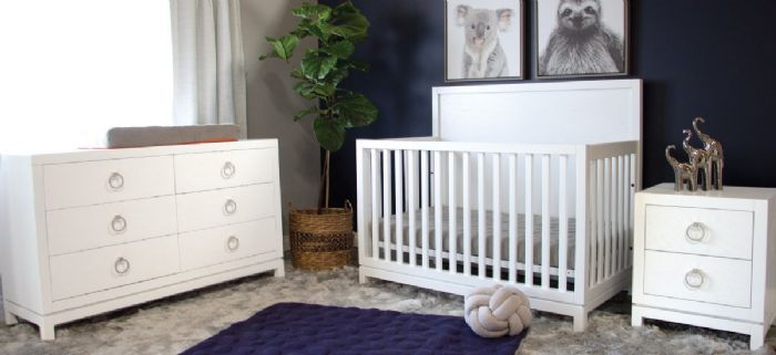 Artisan Nursery Room Inspiration in Navy & White by Newport Cottages