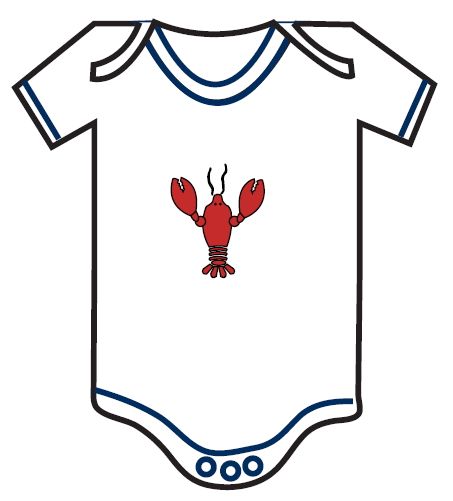 Lobster Onesie by NJ