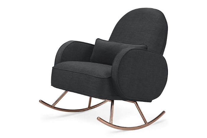 Compass Rocker in Coal Grey by Nursery Works