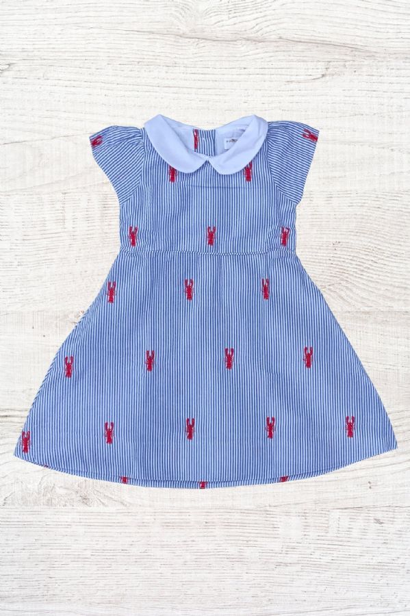 Martha's Vineyard Peter Pan Collar Dress - Girl's by Piping Prints