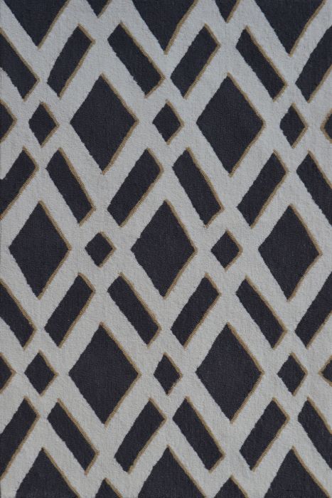 Diamonds Rug in Grey by Rug Market