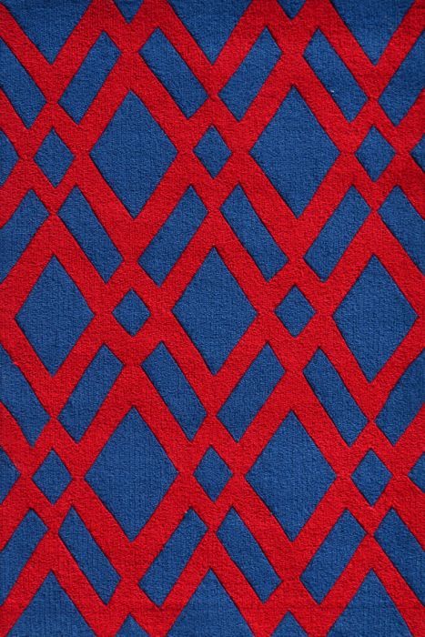 Diamonds Rug in Red by Rug Market
