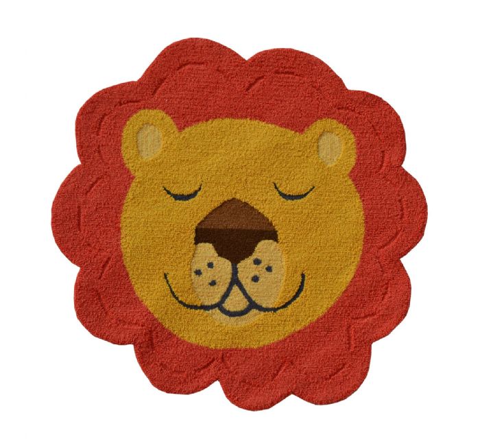 Shaped Lion Face Rug by Rug Market