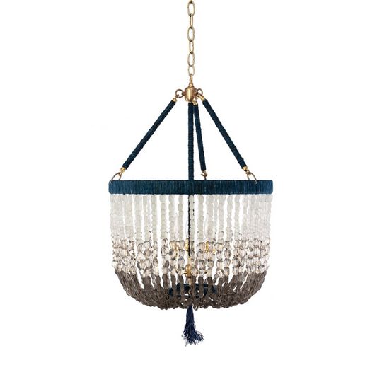 Malibu Indigo Chandelier by Ro Sham Beaux