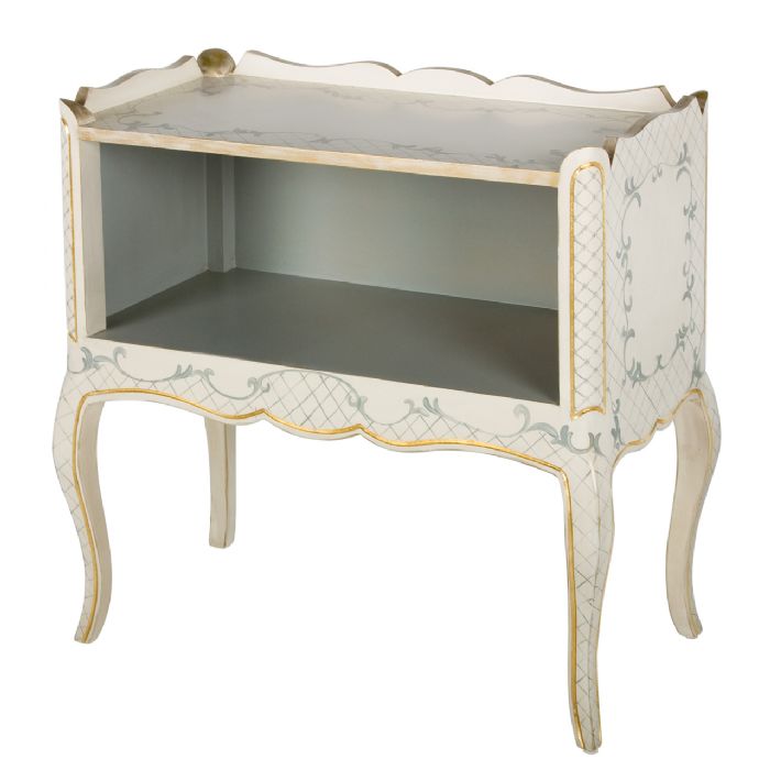 Raphaella Night Table in Bordeaux by AFK Art For Kids