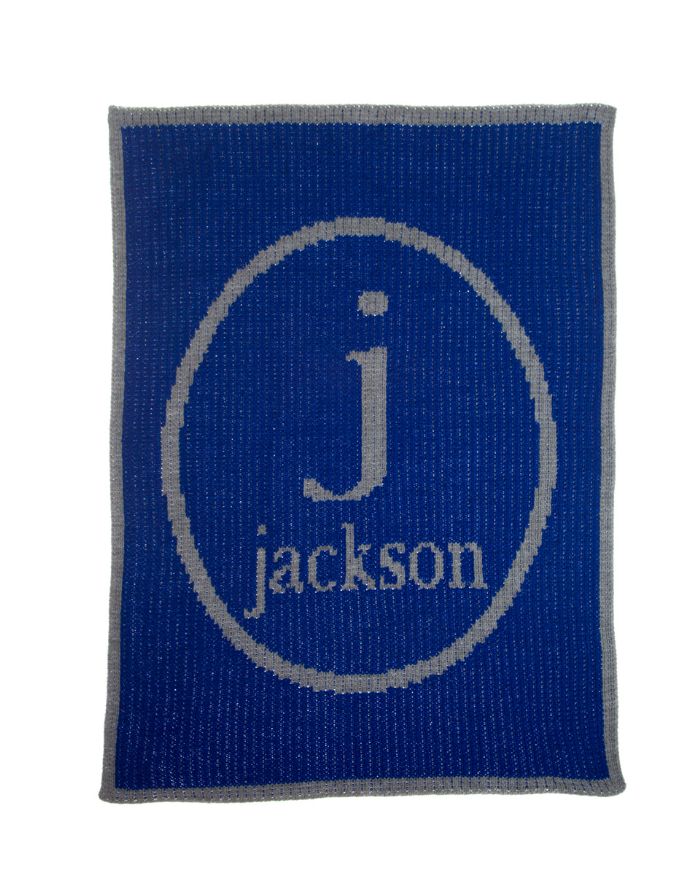 Regent Name and Initials Blanket by Butterscotch Blankees