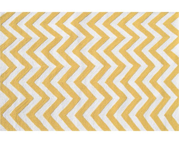 Chevron Rug in Yellow by Rug Market