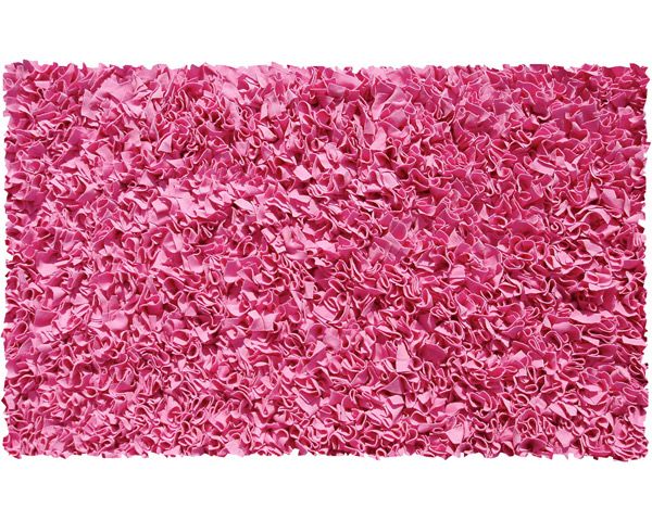 Shaggy Raggy Rug in Bubblegum by Rug Market